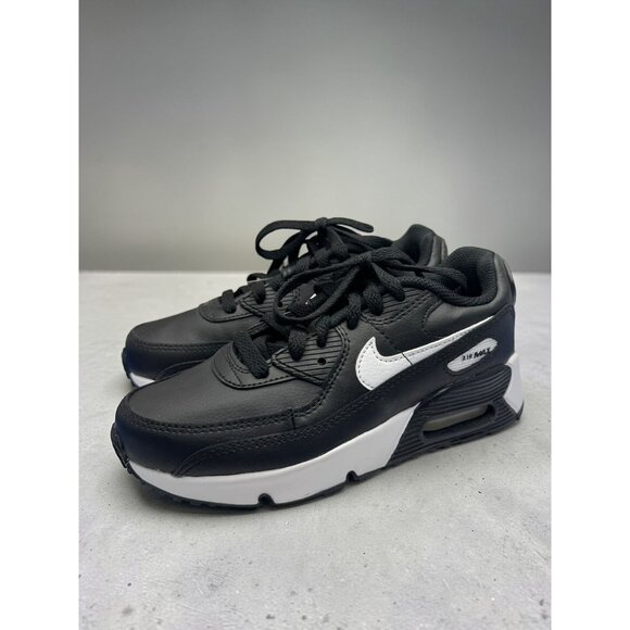 Nike Air Max 90 Black/White Sneakers Youth Cross-Training Athletic Shoes - Picture 7 of 13